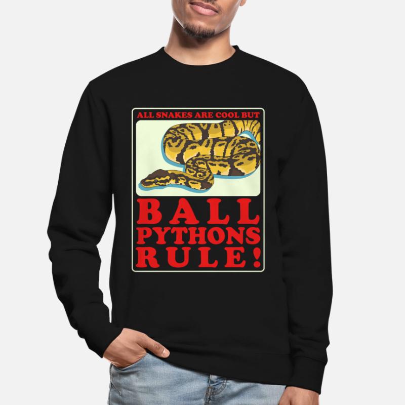 Königspython Python Schlange Geschenk Unisex Pullover