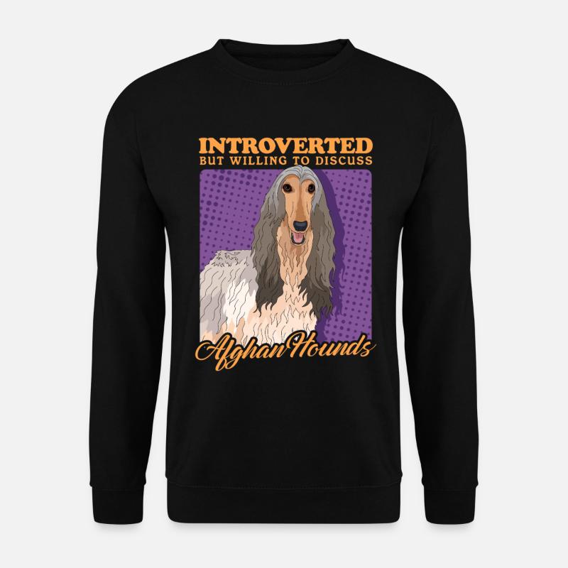 Afghanischer Windhund Besitzer Geschenk - Unisex Pullover - Schwarz