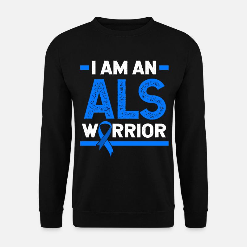 ALS nerve disease - Unisex Sweatshirt - black