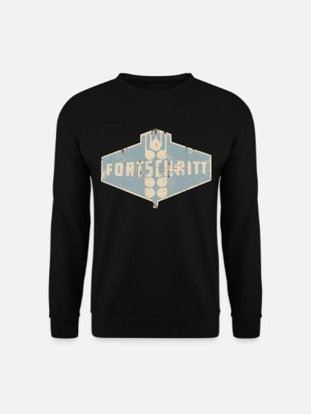 FORTSCHRITT - Retro - Ostalgie - DDR - Unisex Pullover - Schwarz