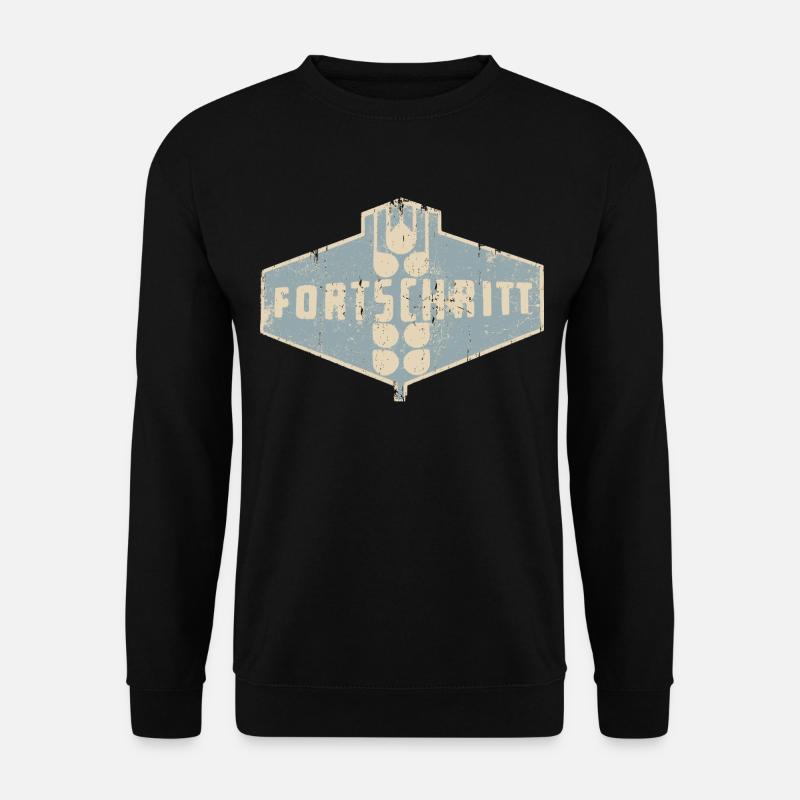 FORTSCHRITT - Retro - Ostalgie - DDR - Unisex Pullover - Schwarz