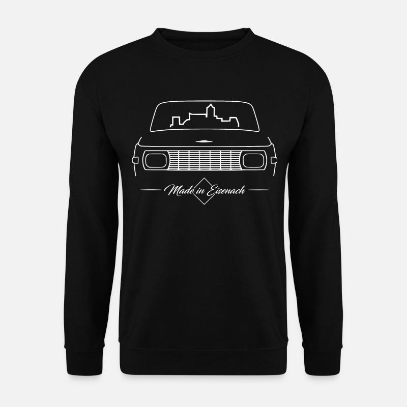 Wartburg 353 - Made in Eisenach - DDR Kult - Unisex Pullover - Schwarz