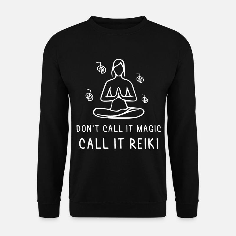 Reiki Magie - Reikimeister Reiki Sprüche - Unisex Pullover - Schwarz