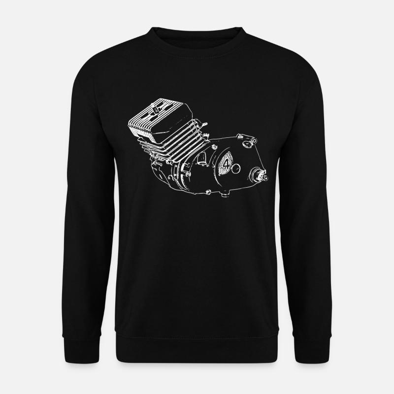 Simson S51 Motor M54 - M541 - DDR - Unisex Pullover - Schwarz