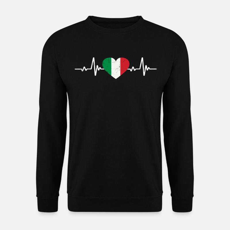 Cuore d'Italia - Felpa unisex - nero