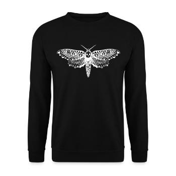 Papillons de la mort - Sweat-shirt Unisexe - noir - Devant - Alina (178cm) & Michal (187cm)