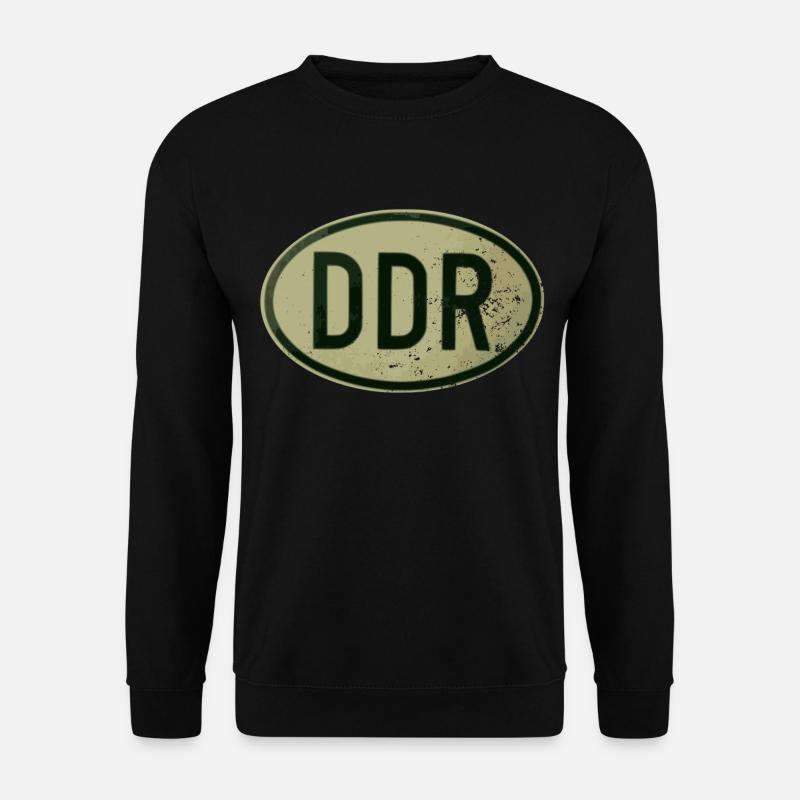 RDA - Rétro - Ostalgie - Sweat-shirt Unisexe - noir