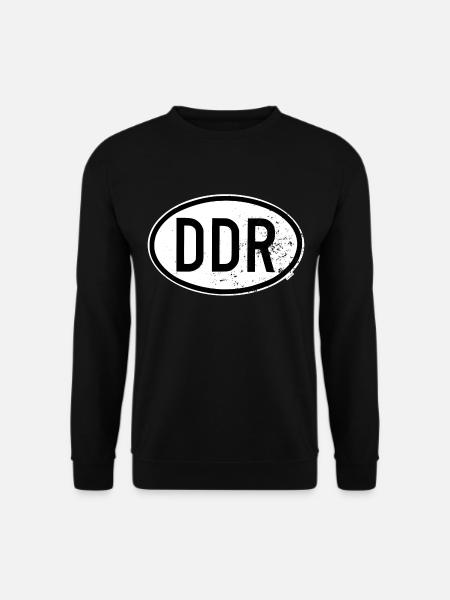 DDR - Retro - Ostdeutschland - Unisex Pullover - Schwarz