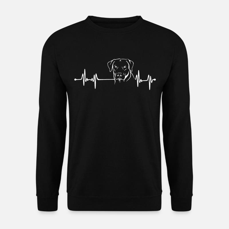 Labrador Retriever - Heartbeat - Unisex Sweatshirt - black