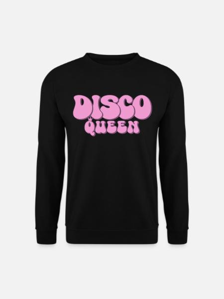 Disco Queen 70er Jahre Party groovy 70s Discoqueen - Unisex Pullover - Schwarz
