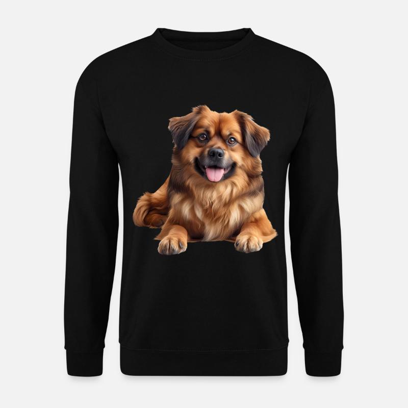 Tibetan Spaniel - Unisex Pullover - Schwarz