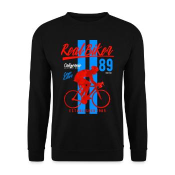 Cyclisme - Sweat-shirt Unisexe - noir - Devant - Alina (178cm) & Michal (187cm)
