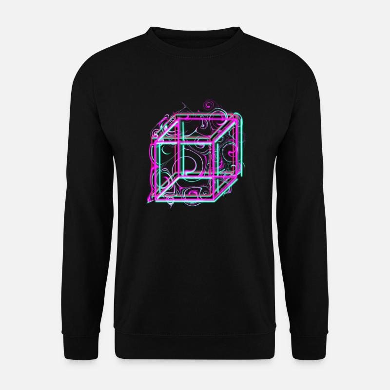 Cool neon dice - Unisex Sweatshirt - black