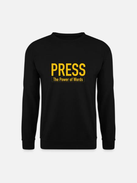 Presse - Journalist - Unisex Pullover - Schwarz