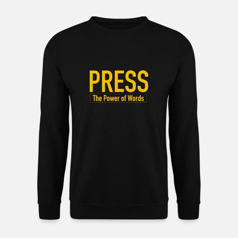 Presse - Journalist - Unisex Pullover - Schwarz