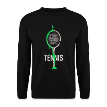Tennis - raquettes de tennis - Sweat-shirt Unisexe - noir - Devant - Alina (178cm) & Michal (187cm)