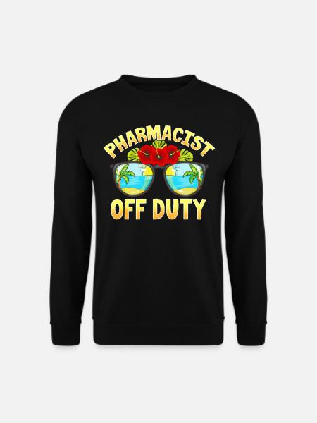Summer sunglasses vacation pharmacist pharmacist - Unisex Sweatshirt - black