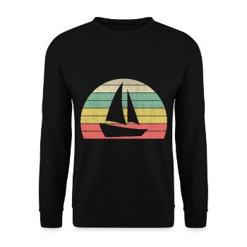 Naviguer vers la liberté - Sweat-shirt Unisexe - noir - Devant - Alina (178cm) & Michal (187cm)