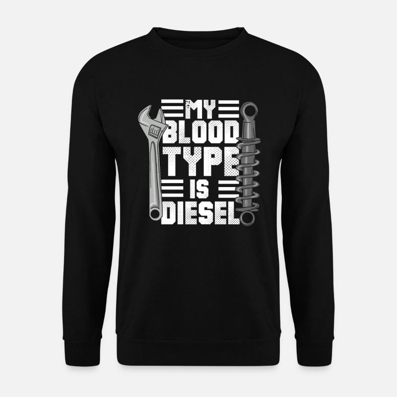 Diesel KFZ Mechaniker Automechaniker Schrauber - Unisex Pullover - Schwarz