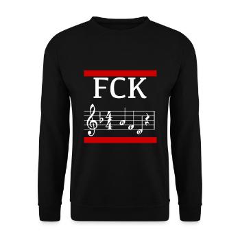 FCK AFD - Unisex Pullover - Schwarz - Vorne - Alina (178cm) & Michal (187cm)
