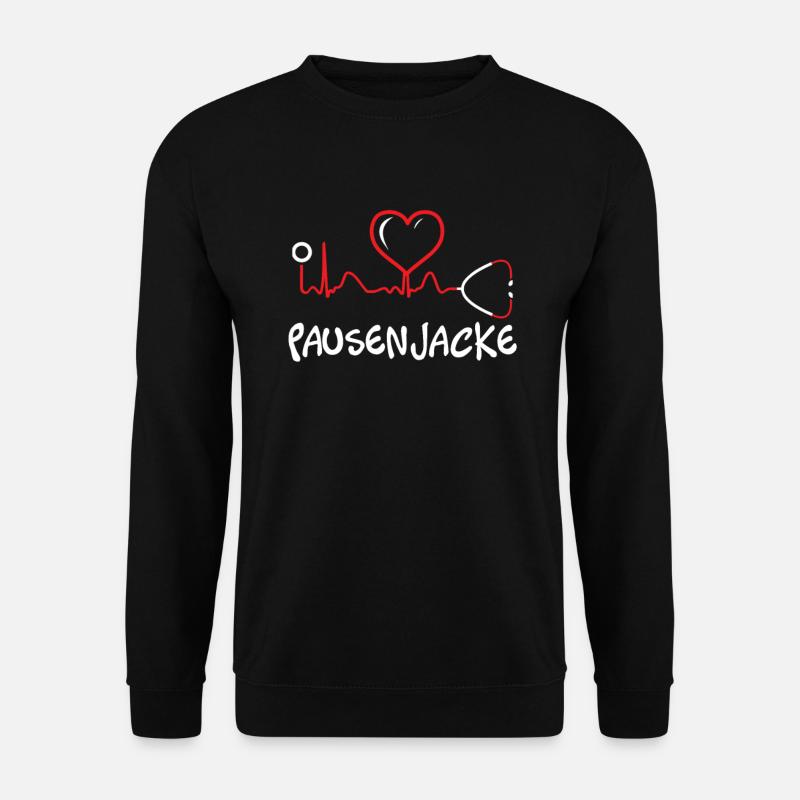Krankenschwester, Arzthelferin, Krankenhaus, - Unisex Pullover - Schwarz