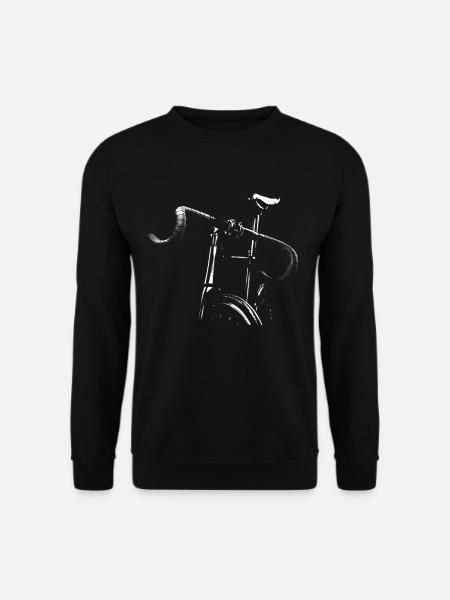 Rennrad - Radsport Fixie Shirt - Unisex Pullover - Schwarz
