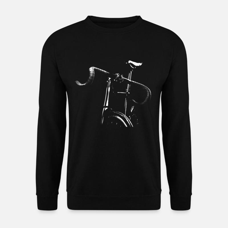 Rennrad - Radsport Fixie Shirt - Unisex Pullover - Schwarz