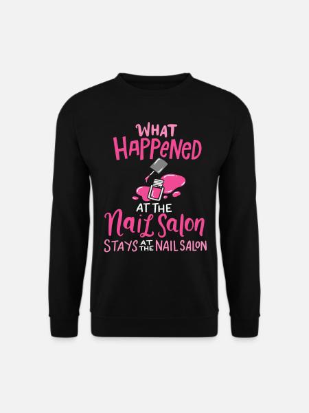 Nageldesignerin Naildesignerin Nägel Nagelstudio - Unisex Pullover - Schwarz