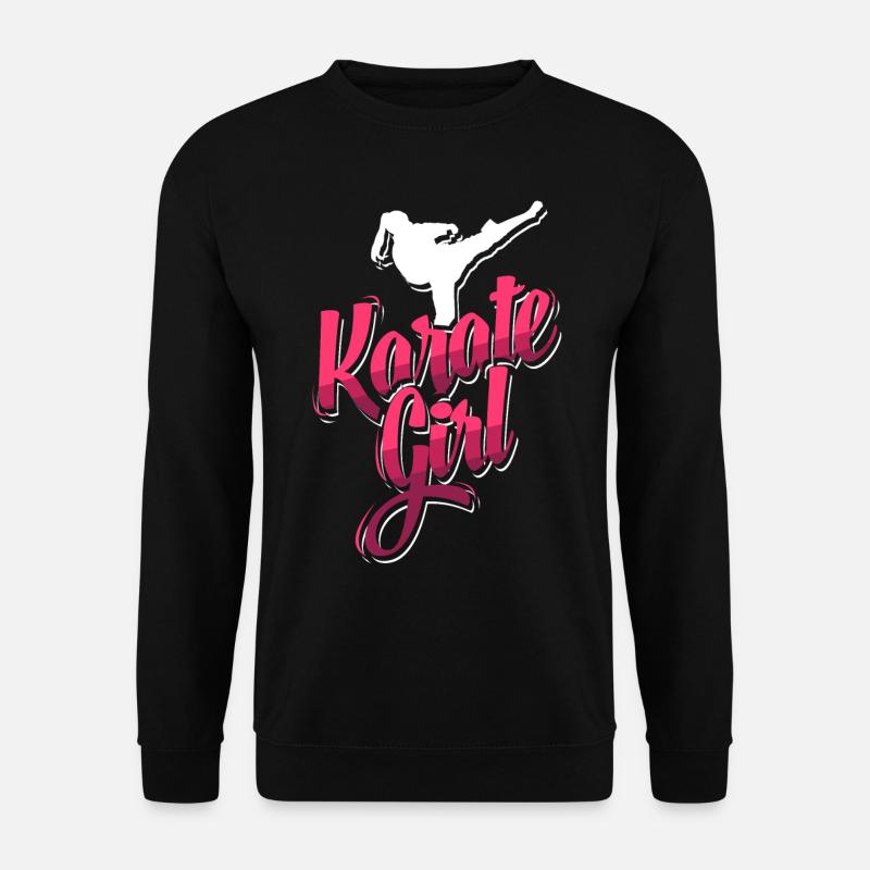 Fille de karaté - Sweat-shirt Unisexe - noir