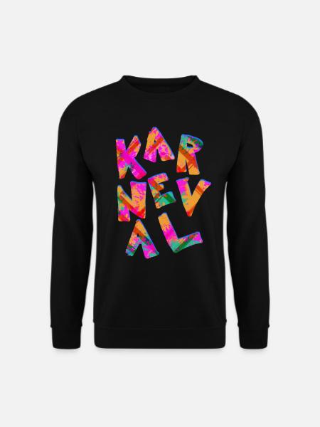 Karneval - Fasching - Unisex Pullover - Schwarz