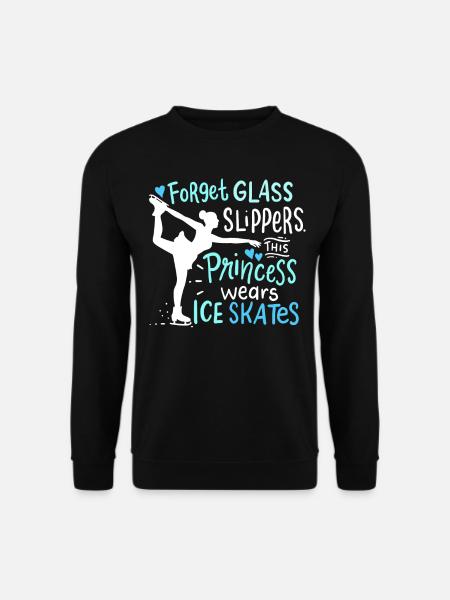 Ice skater ice skating - Unisex Sweatshirt - black