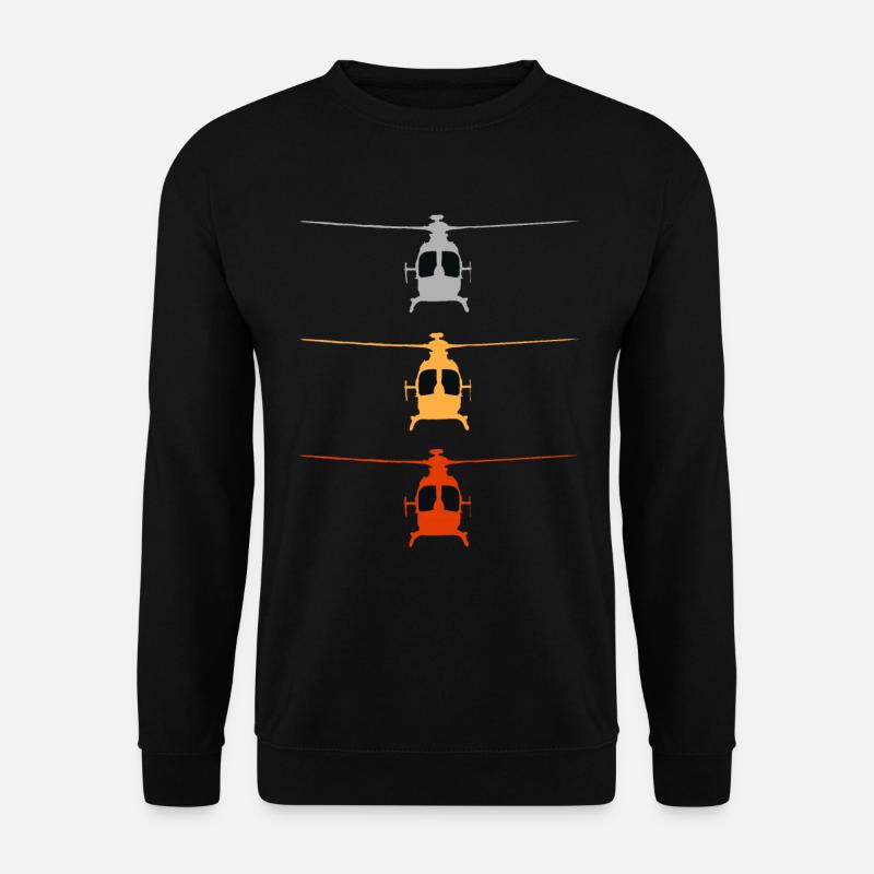 Helicopter - helicopter - Unisex Sweatshirt - black