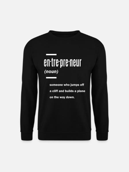Entrepreneur Definition Gift Ideas - Unisex Sweatshirt - black