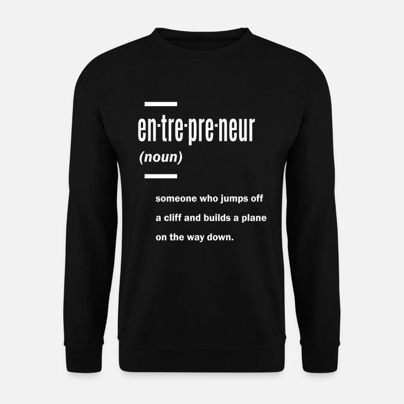 Unternehmer Definition Geschenkideen - Unisex Pullover - Schwarz