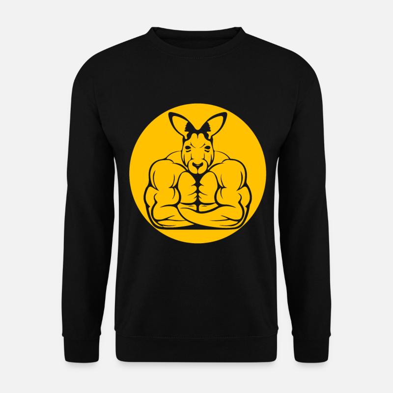 Kangaroo muscles - Unisex Sweatshirt - black