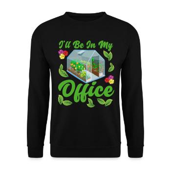 Greenhouse garden gardener gardener - Unisex Sweatshirt - black - Front - Alina (178cm) & Michal (187cm)