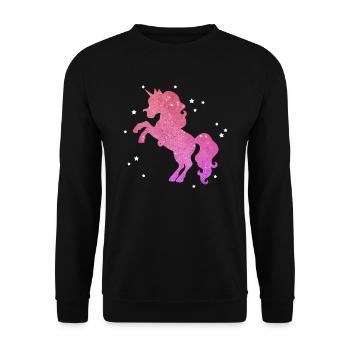 Sweet horse sweet pony - Unisex Sweatshirt - black - Front - Alina (178cm) & Michal (187cm)