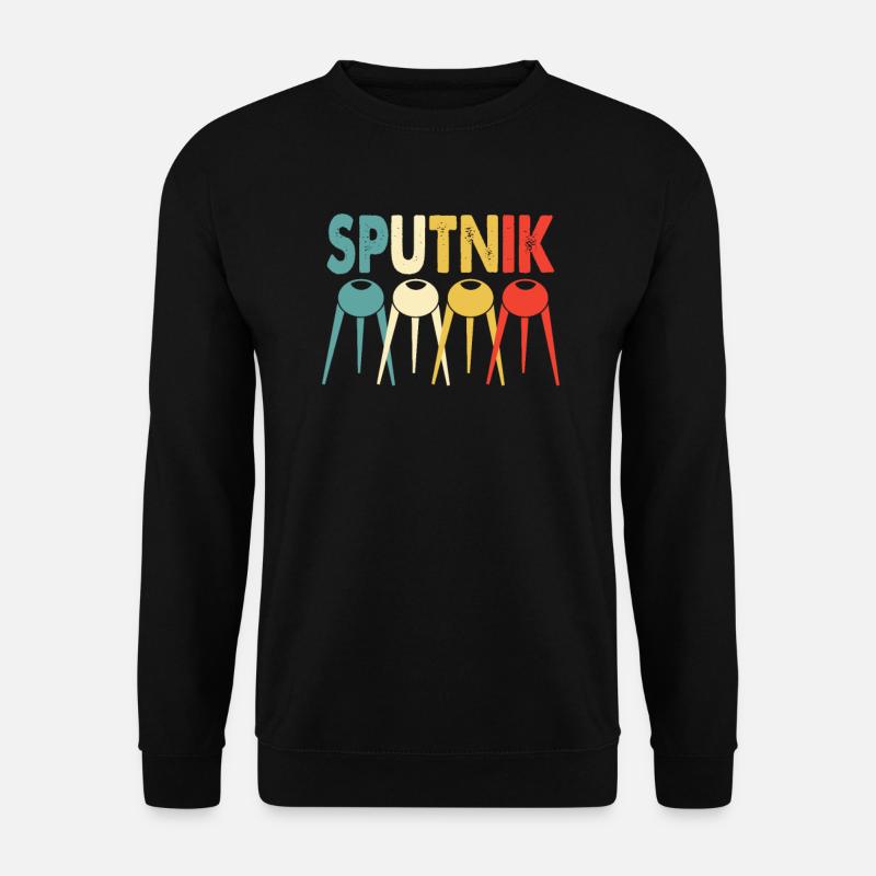 Space Sputnik - Unisex Sweatshirt - black