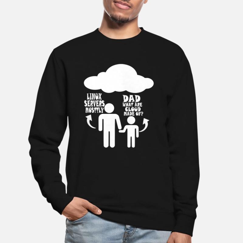 Linux server mostly Unisex Sweatshirt