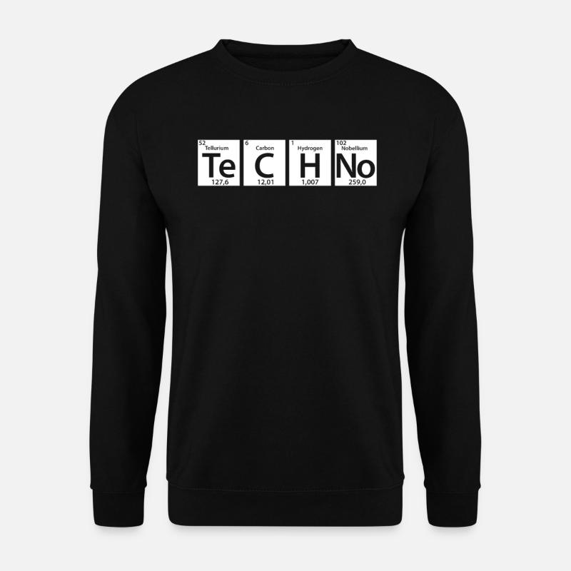 Techno periodic table - Unisex Sweatshirt - black