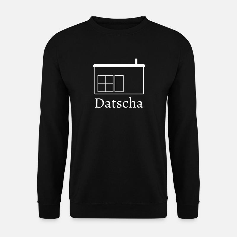 Datscha Gartenhaus Wochenendhaus Datschen DDR - Unisex Pullover - Schwarz