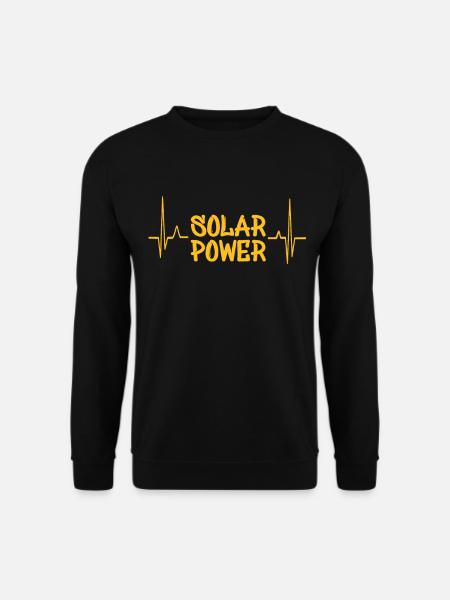Solar Herzschlag - Unisex Pullover - Schwarz