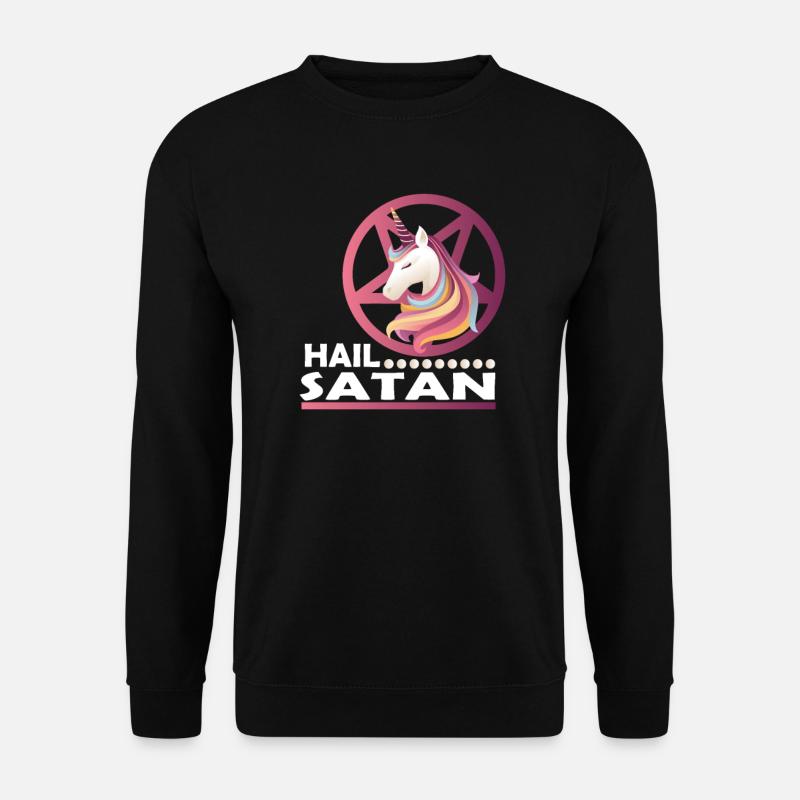 Gloire à Satan - Sweat-shirt Unisexe - noir