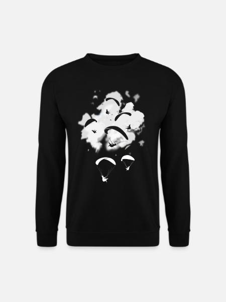 Gleitschirm - Unisex Pullover - Schwarz