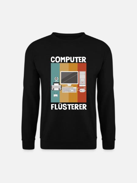 Computerflüsterer Geek Linux - Unisex Pullover - Schwarz