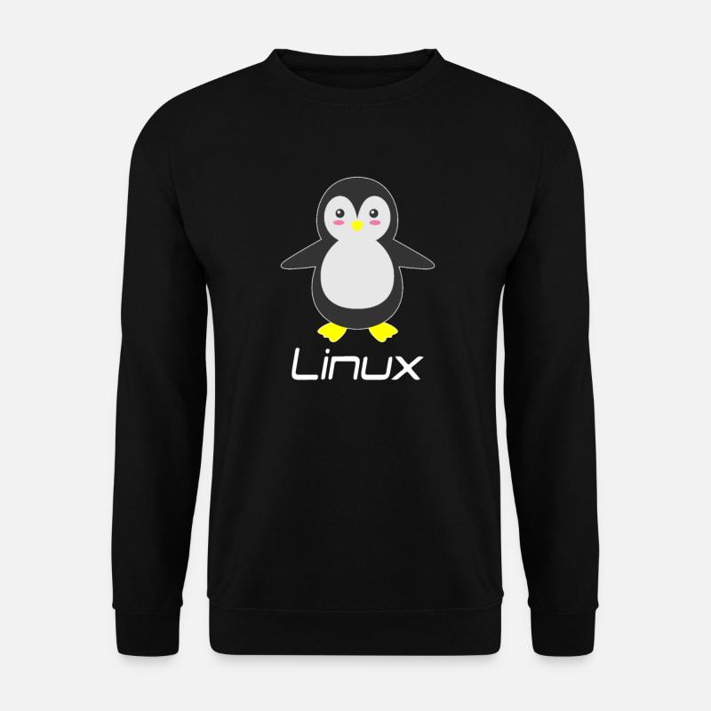 Geek Linux - Sweat-shirt Unisexe - noir