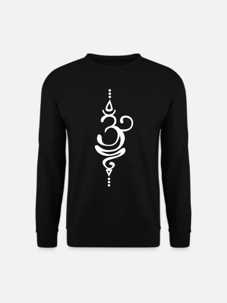Buddha symbol - Unisex Sweatshirt - black