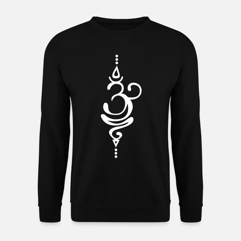 Buddha symbol - Unisex Sweatshirt - black