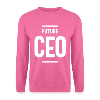 Future CEO Job Title Gift - Unisex Sweatshirt - pink - Front