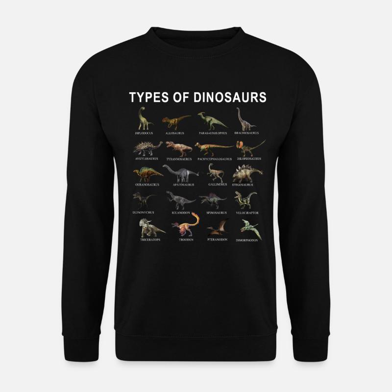 dinosaurs - Unisex Sweatshirt - black